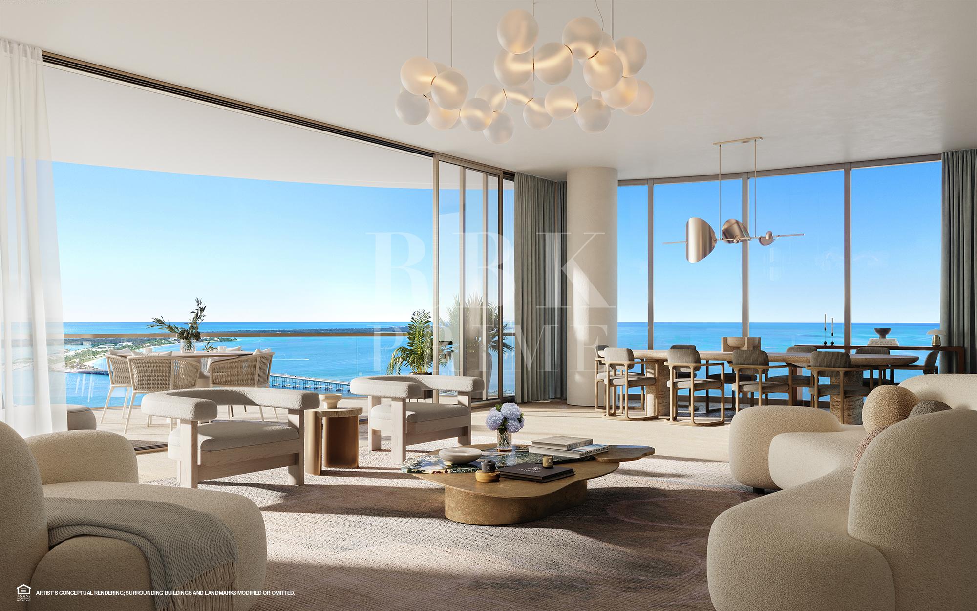 Promoción de pisos de lujo de obra nueva en venta en Miami