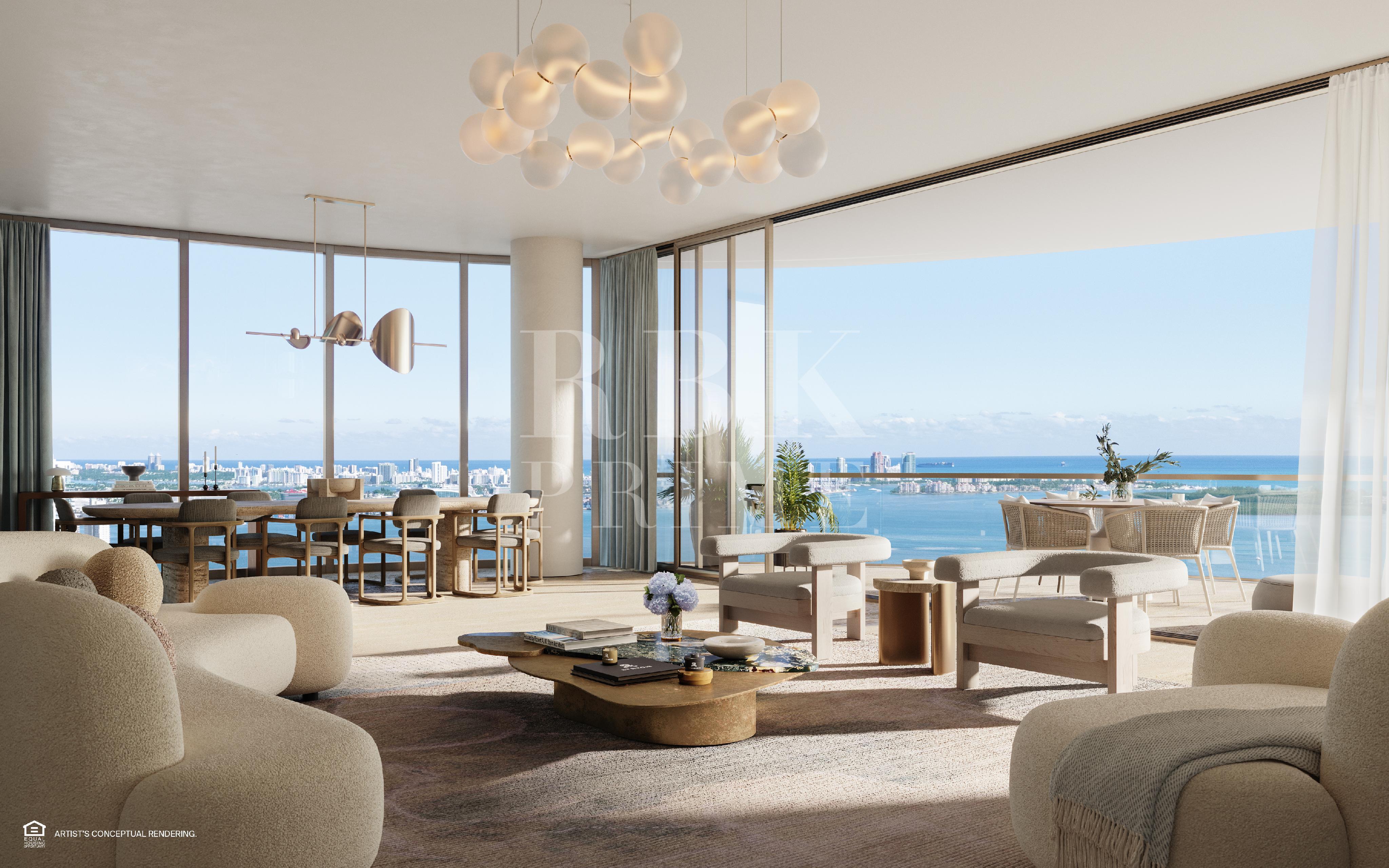 Promoción de pisos de lujo de obra nueva en venta en Miami
