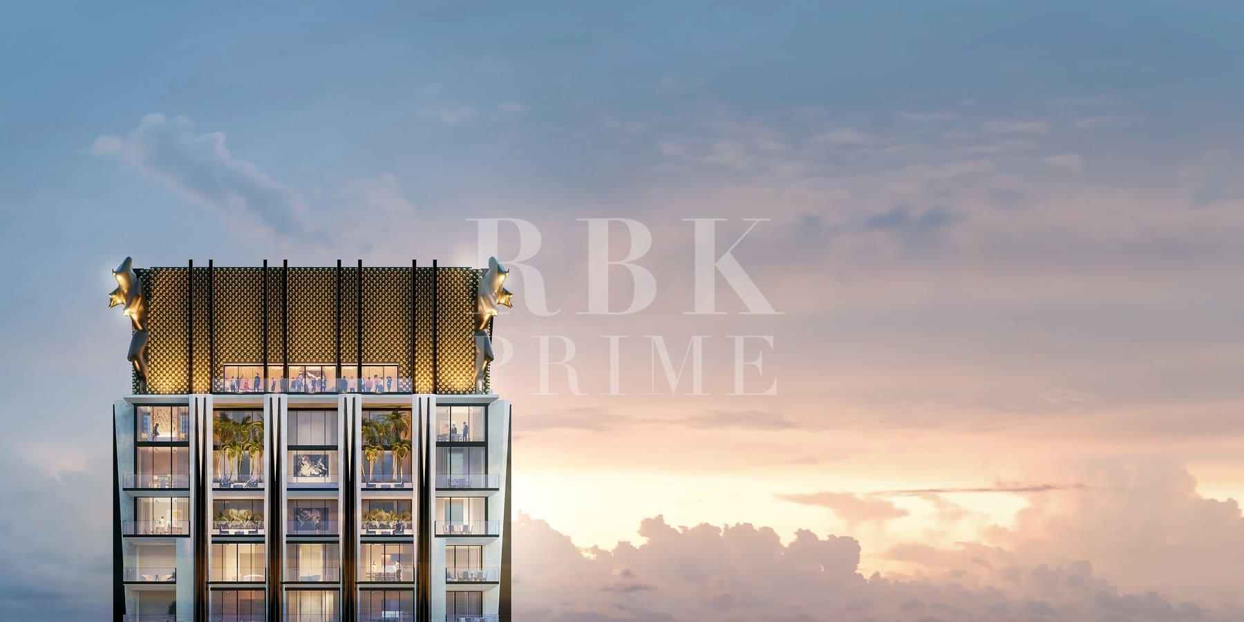 Werbeaktion für Luxus-Neubauwohnungen zum Verkauf in Miami