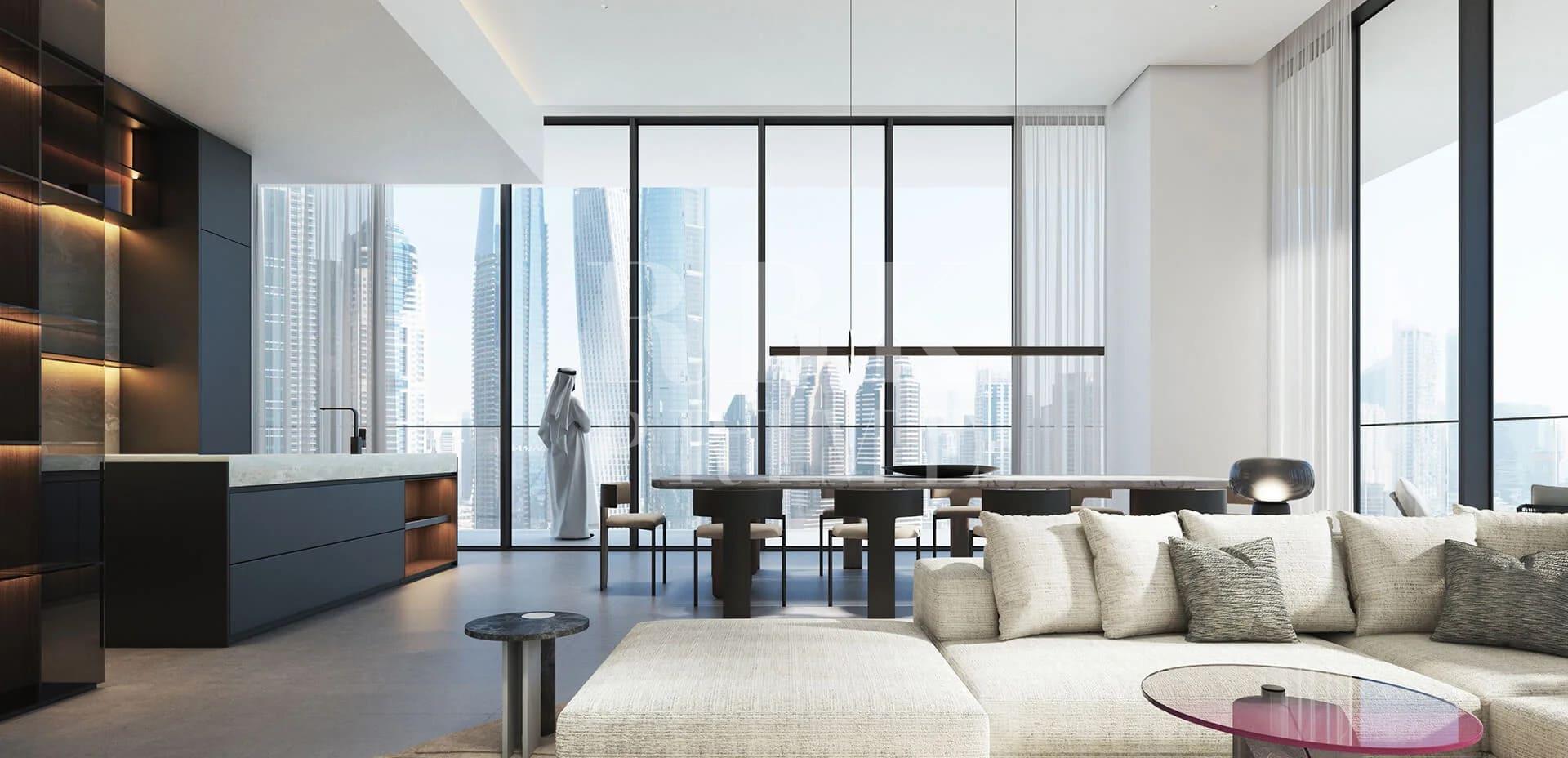Promotion of new-build luxury apartments for sale in Dubai