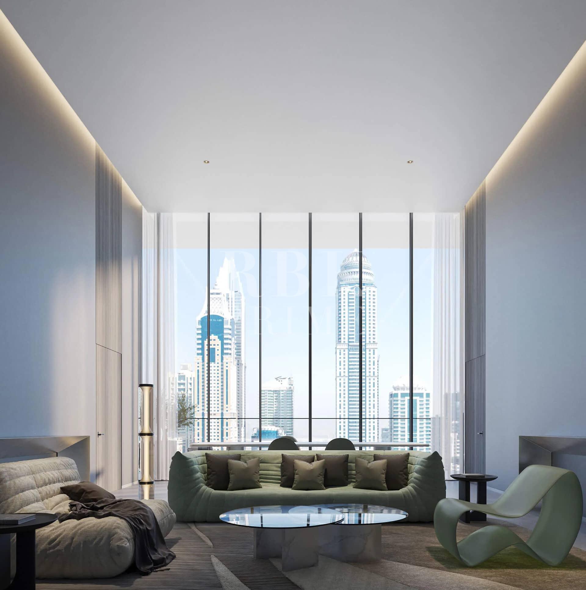 Promotion of new-build luxury apartments for sale in Dubai