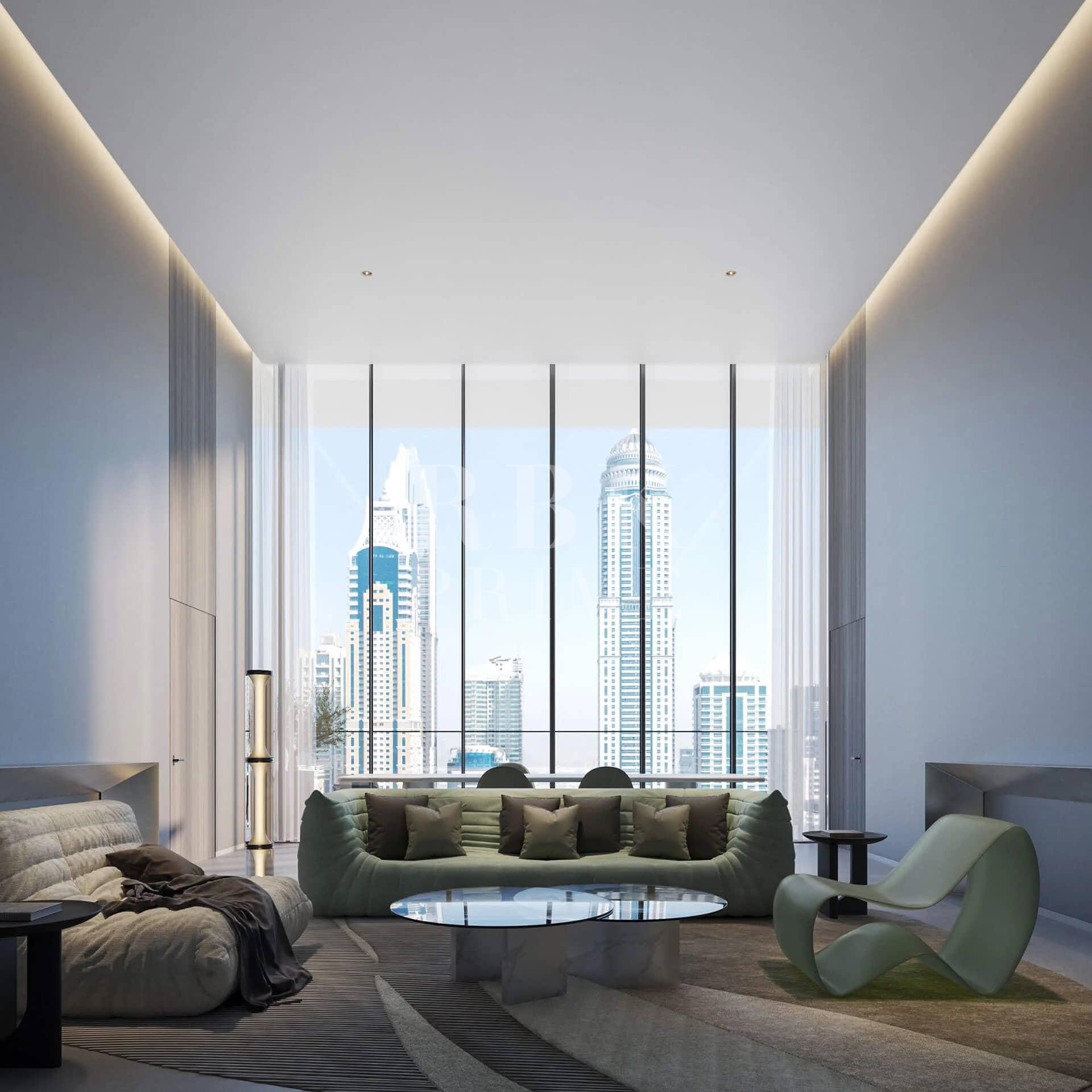 Promotion of new-build luxury apartments for sale in Dubai