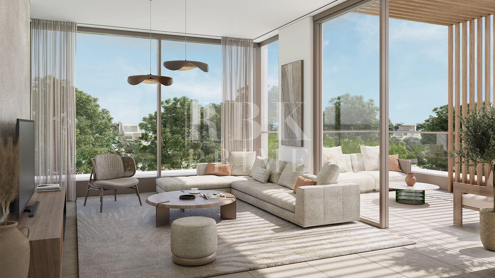 Werbeaktion für neue Luxusvillen zum Verkauf in Dubai