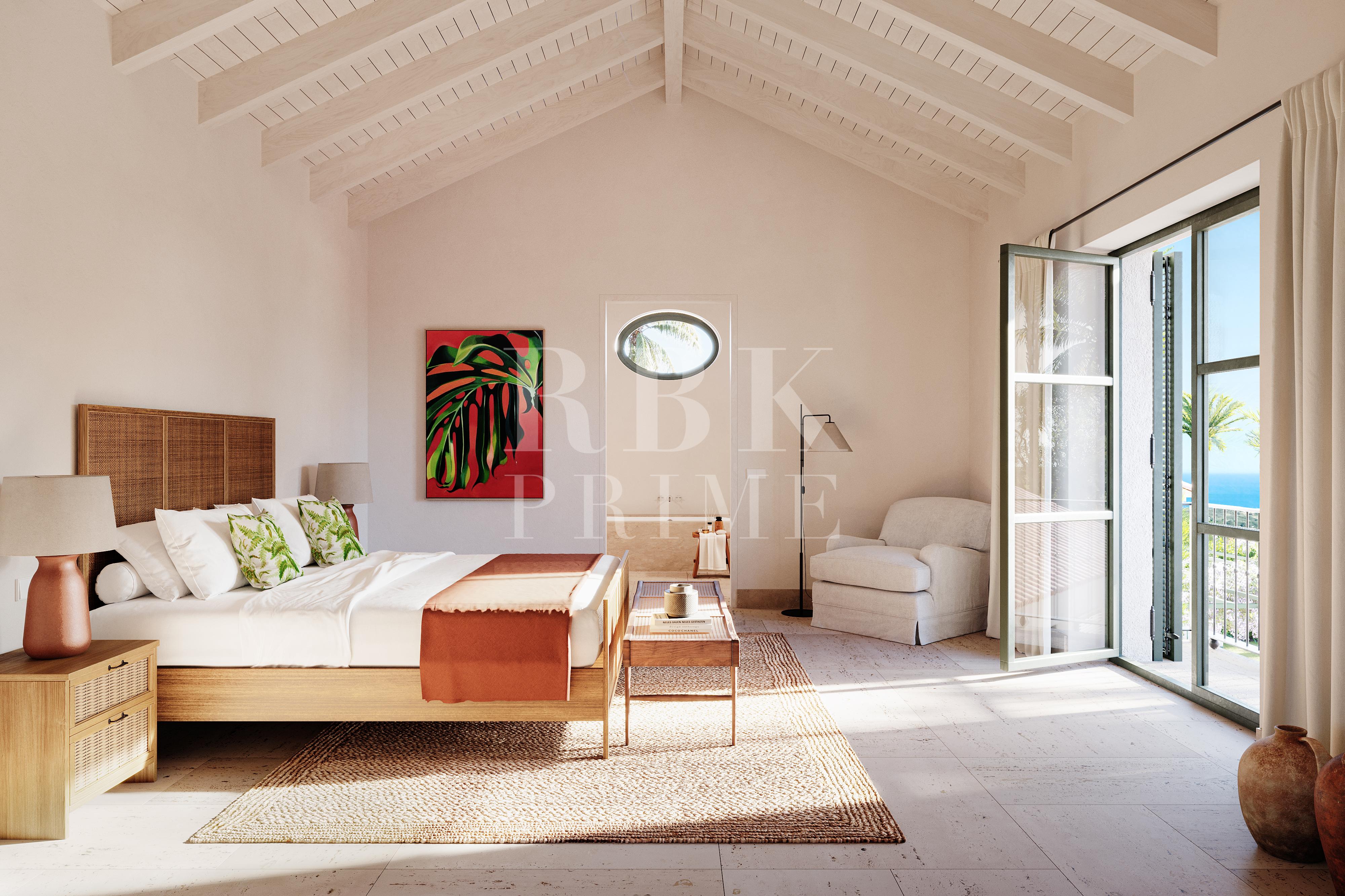 Promotion of frontline golf villas for sale in Casares, Malaga