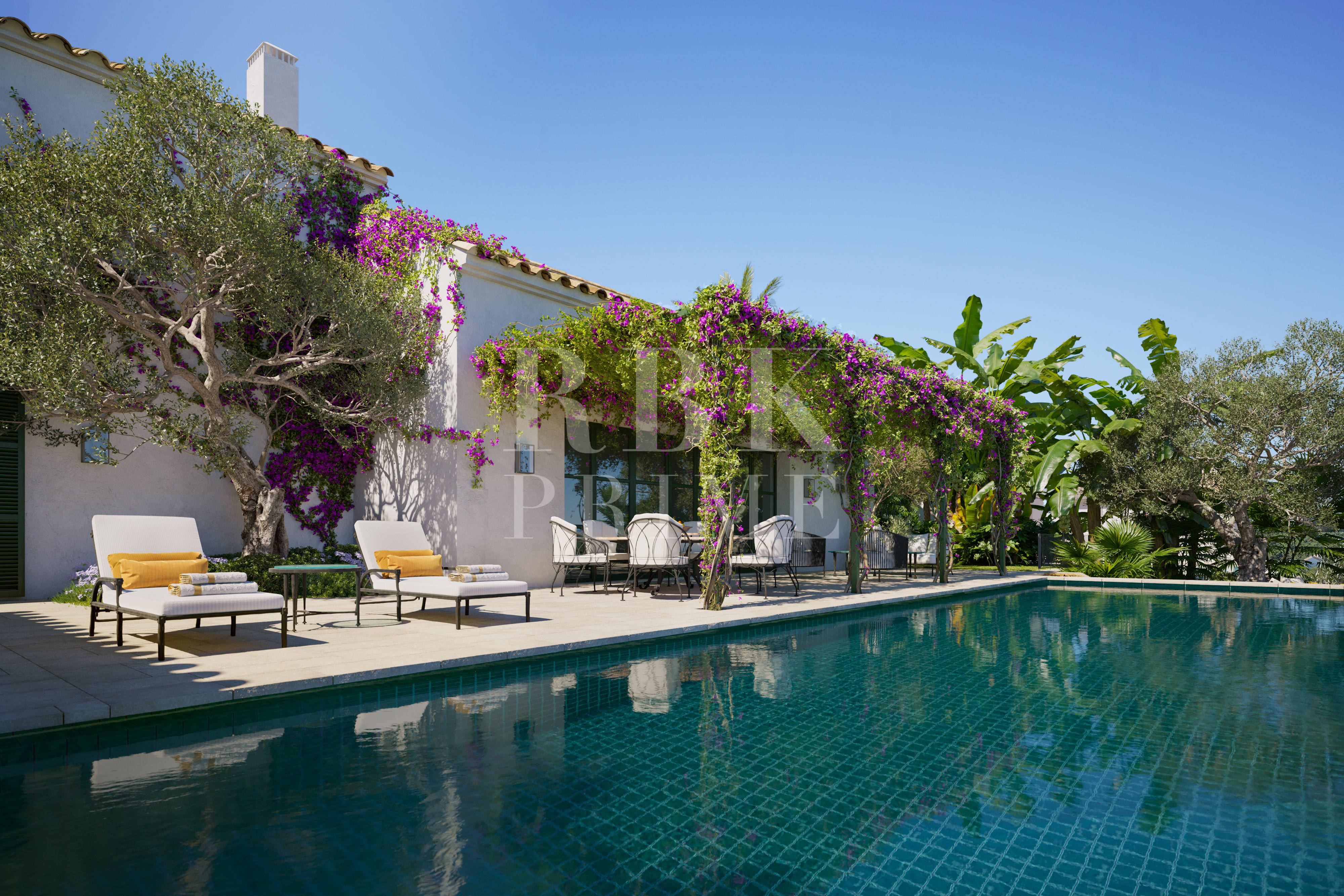 Promotion of frontline golf villas for sale in Casares, Malaga