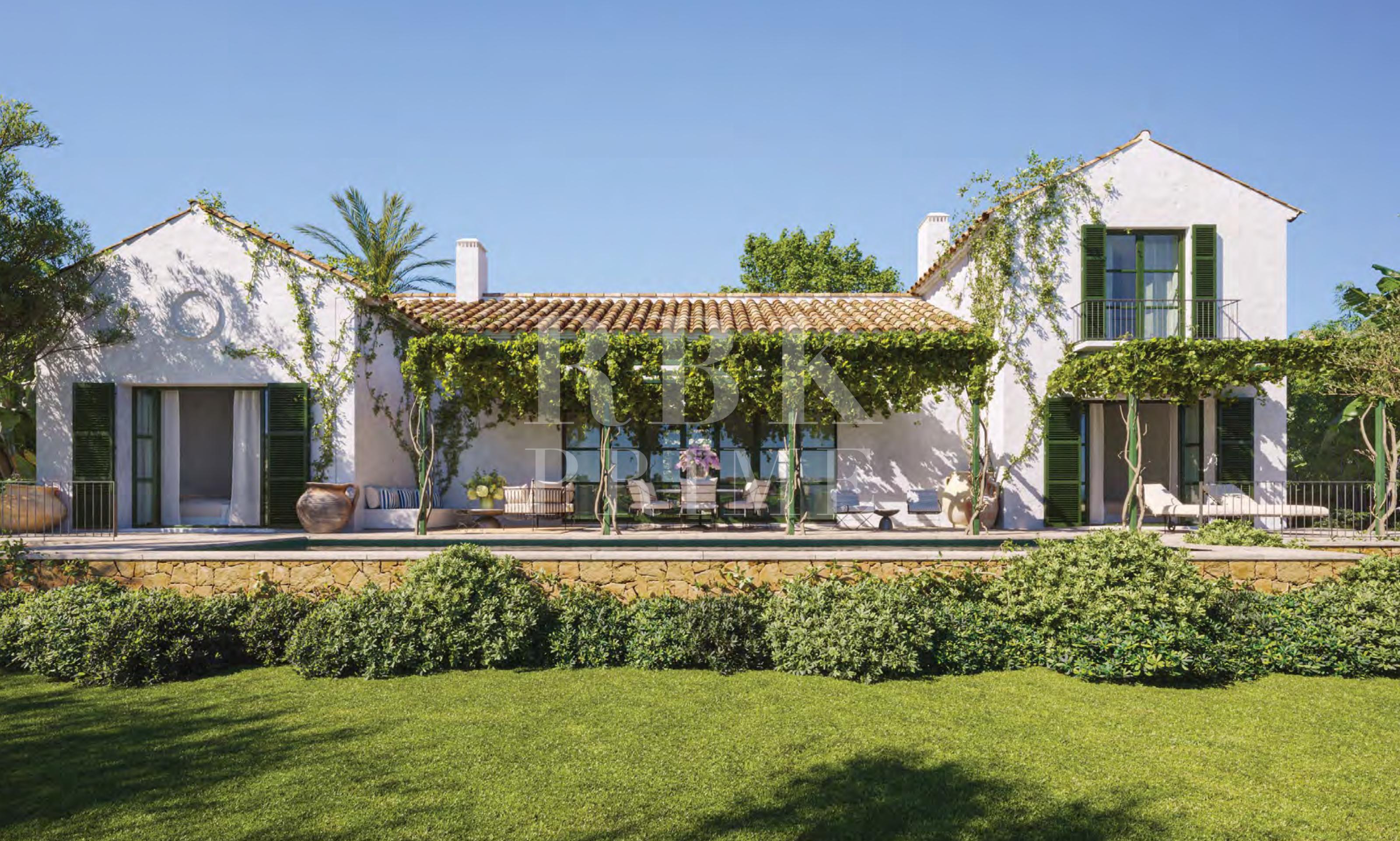 Promotion of frontline golf villas for sale in Casares, Malaga