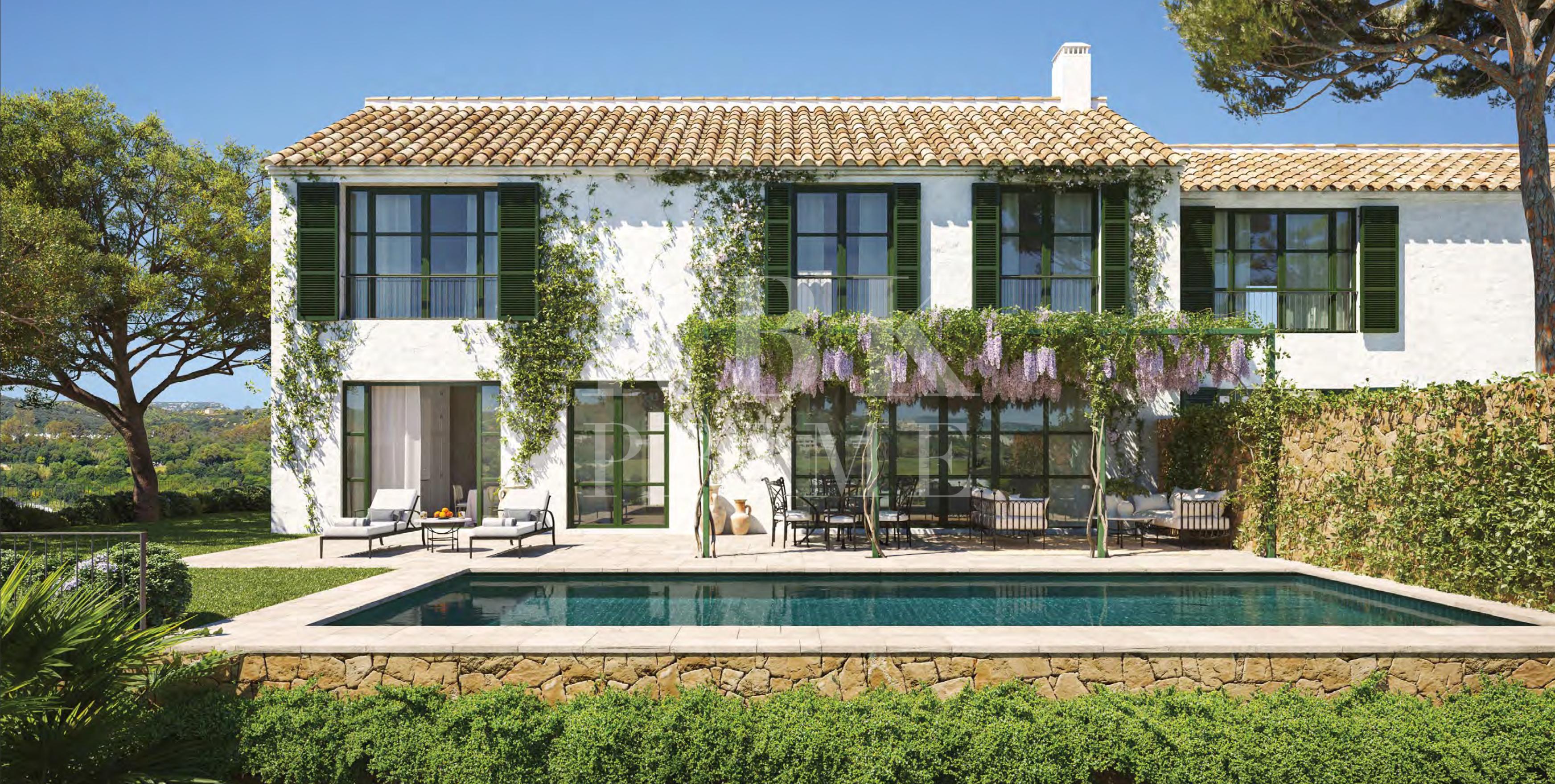 Promotion of frontline golf villas for sale in Casares, Malaga