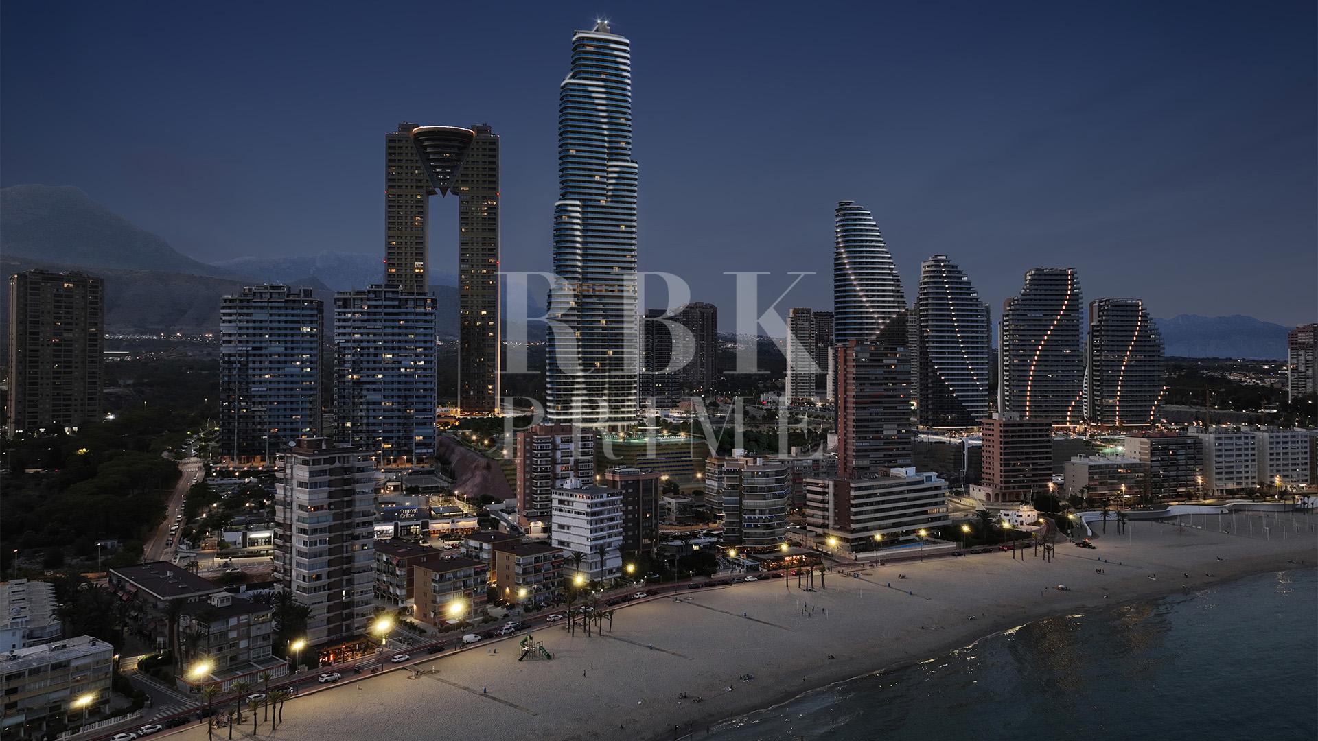 New development promotion with sea views in Benidorm Alicante