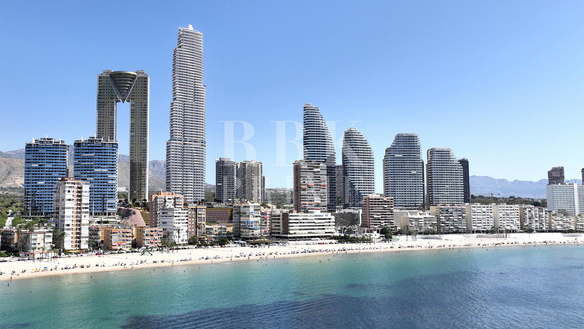 New development promotion with sea views in Benidorm Alicante