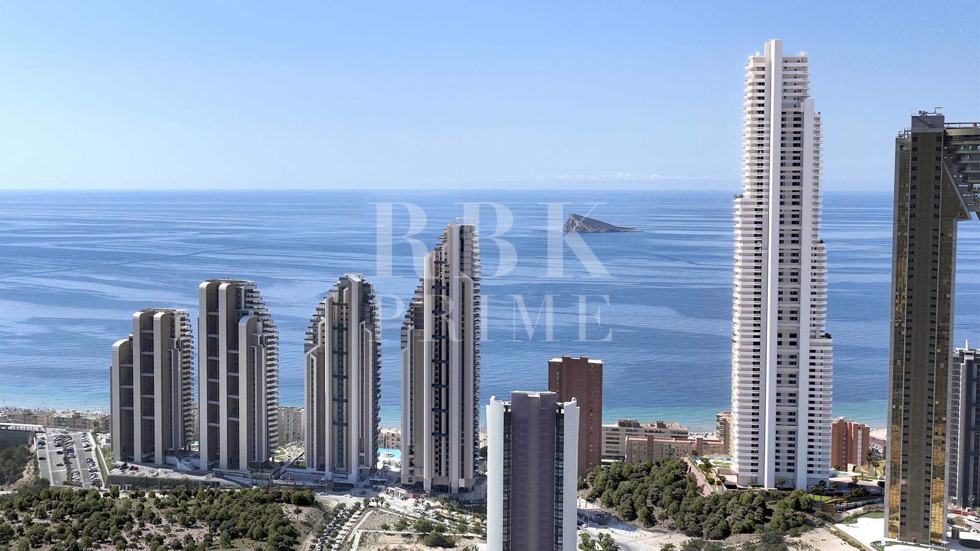 New development promotion with sea views in Benidorm Alicante
