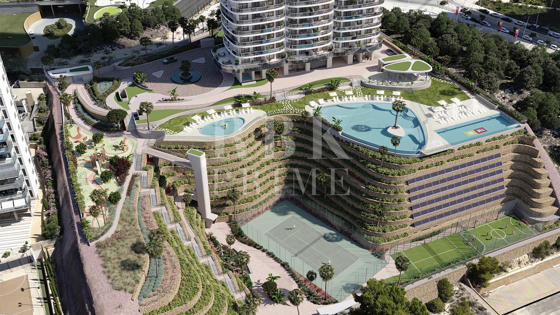 New development promotion with sea views in Benidorm Alicante