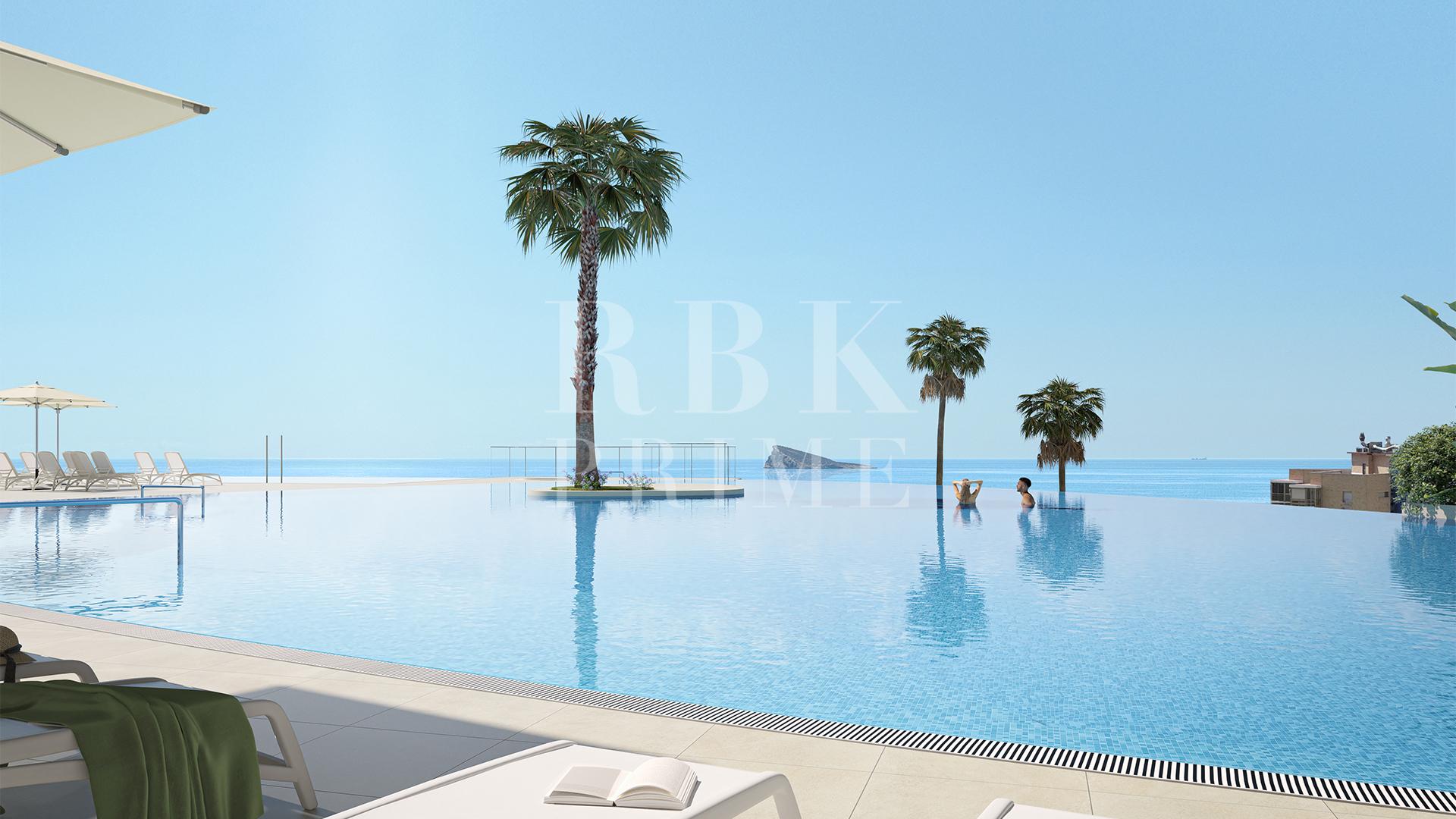 New development promotion with sea views in Benidorm Alicante