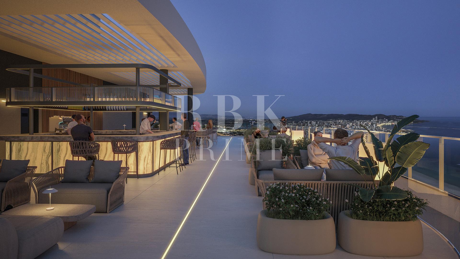 New development promotion with sea views in Benidorm Alicante