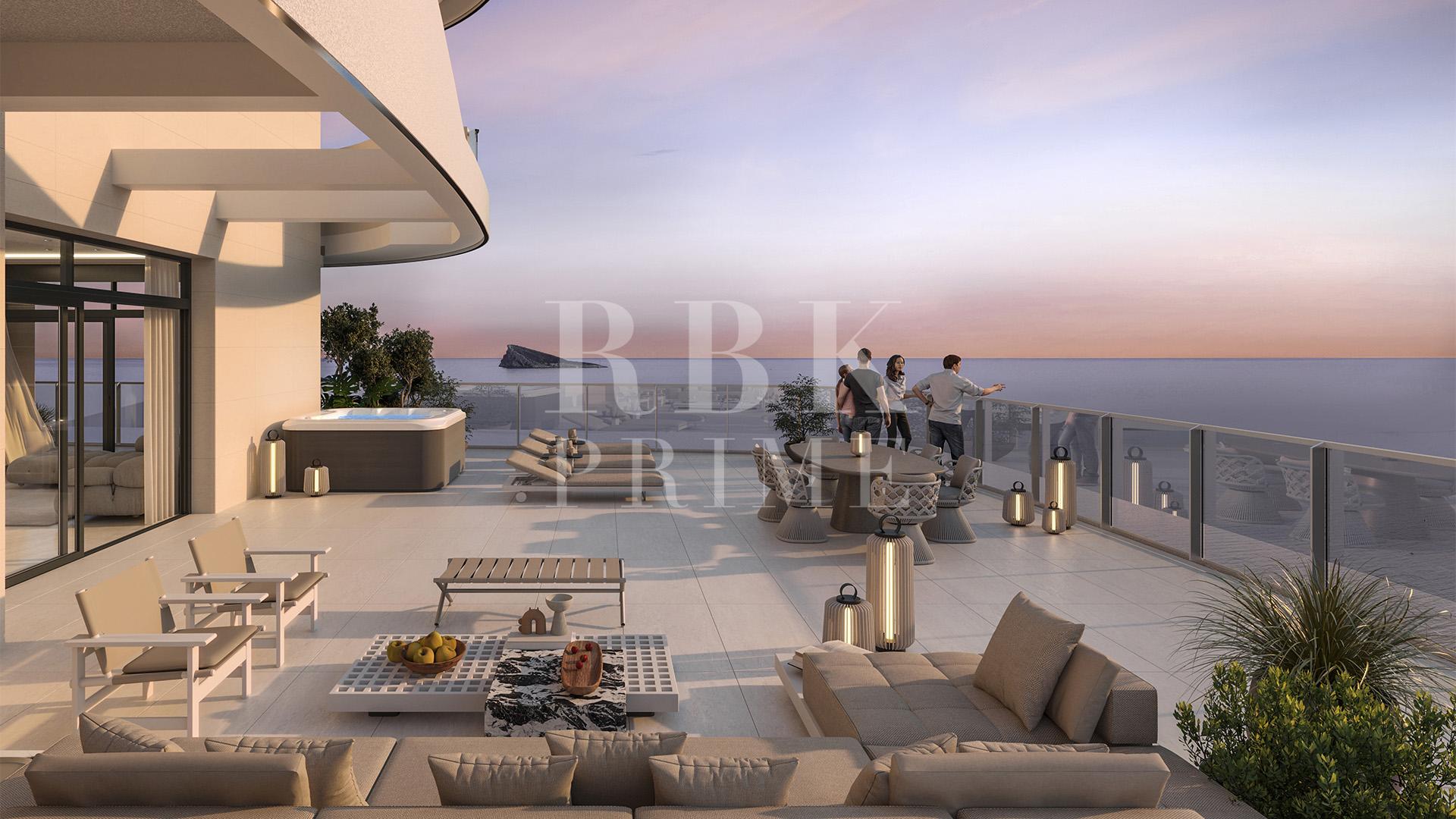 New development promotion with sea views in Benidorm Alicante