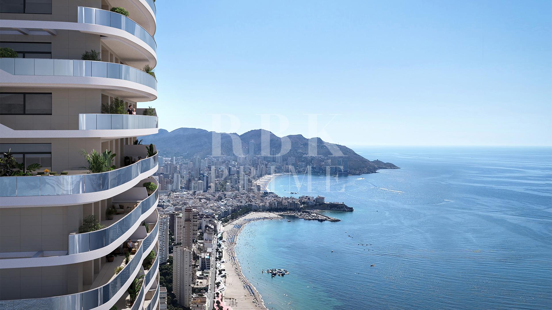 New development promotion with sea views in Benidorm Alicante