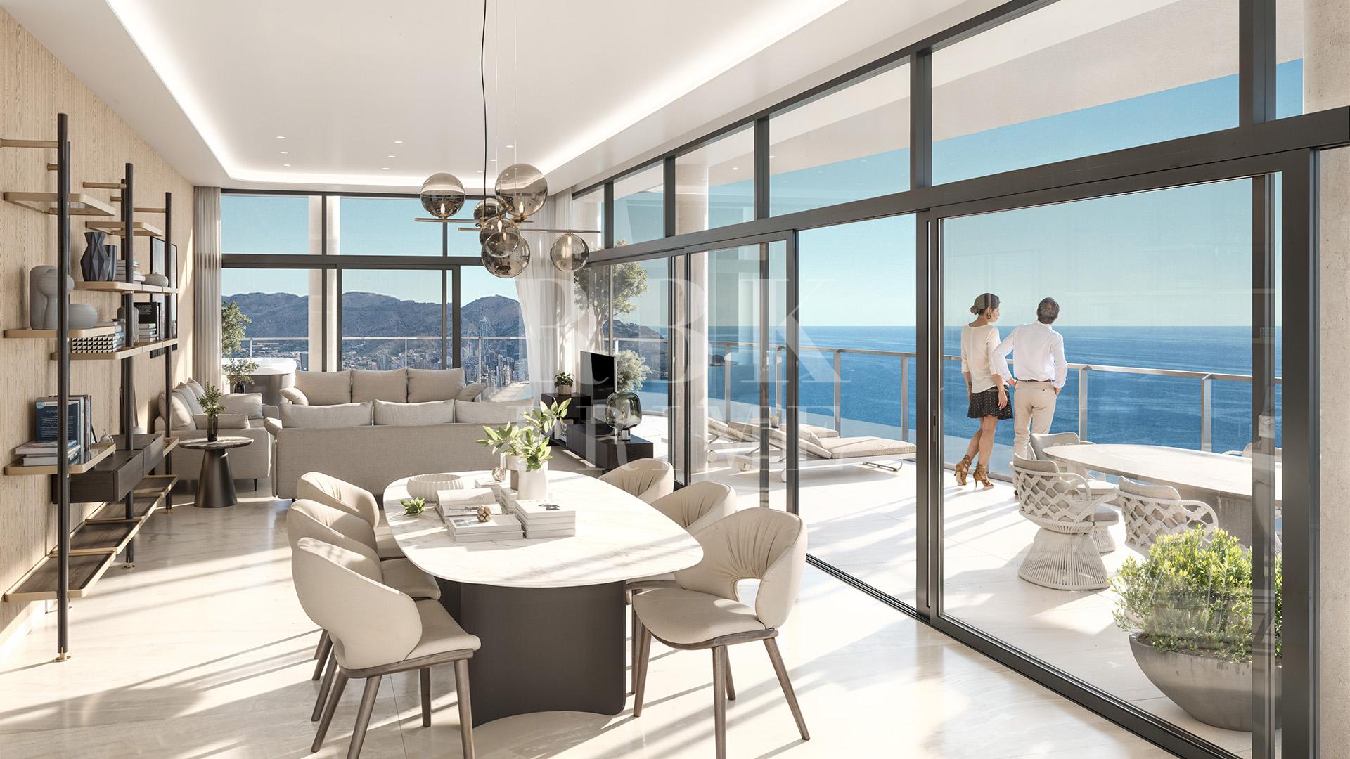 New development promotion with sea views in Benidorm Alicante