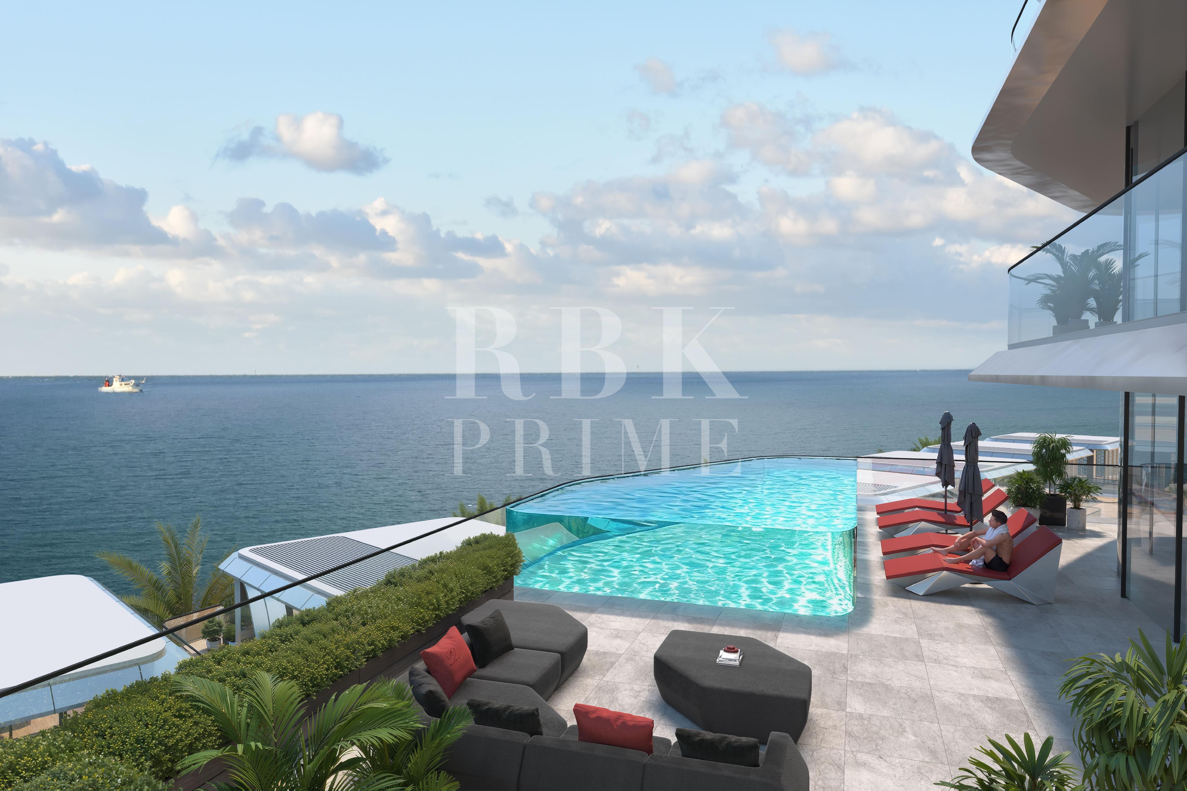 New development for sale facing the sea