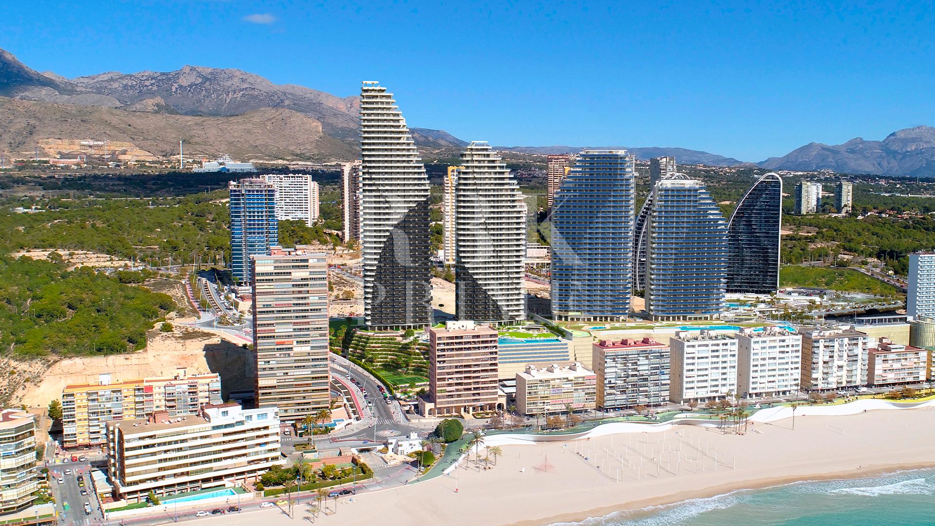 New build development with sea views in Benidorm, Alicante
