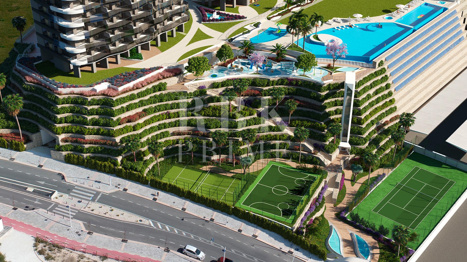 New build development with sea views in Benidorm, Alicante