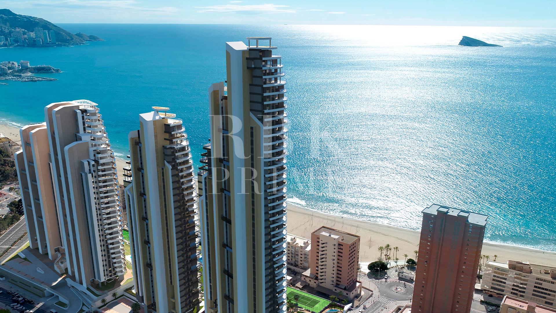 New build development with sea views in Benidorm, Alicante