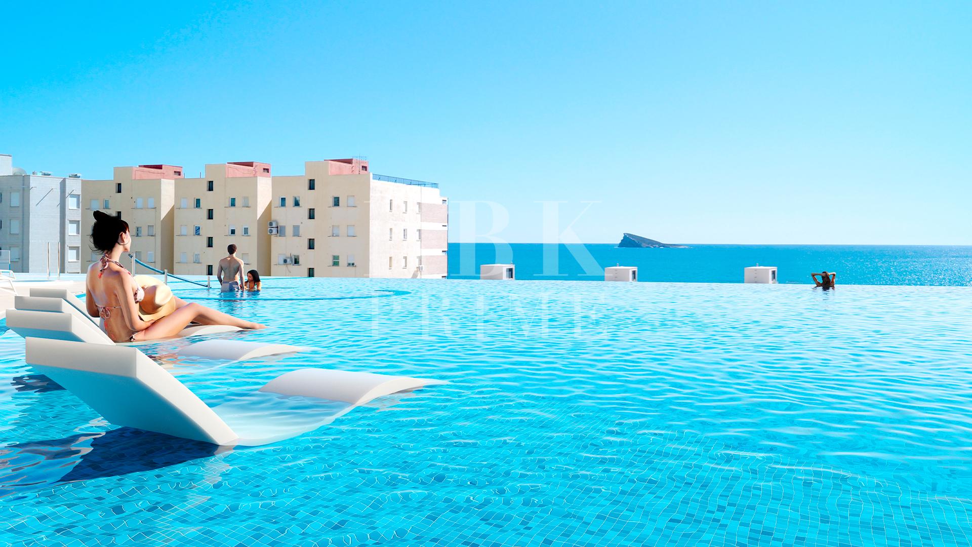 New build development with sea views in Benidorm, Alicante
