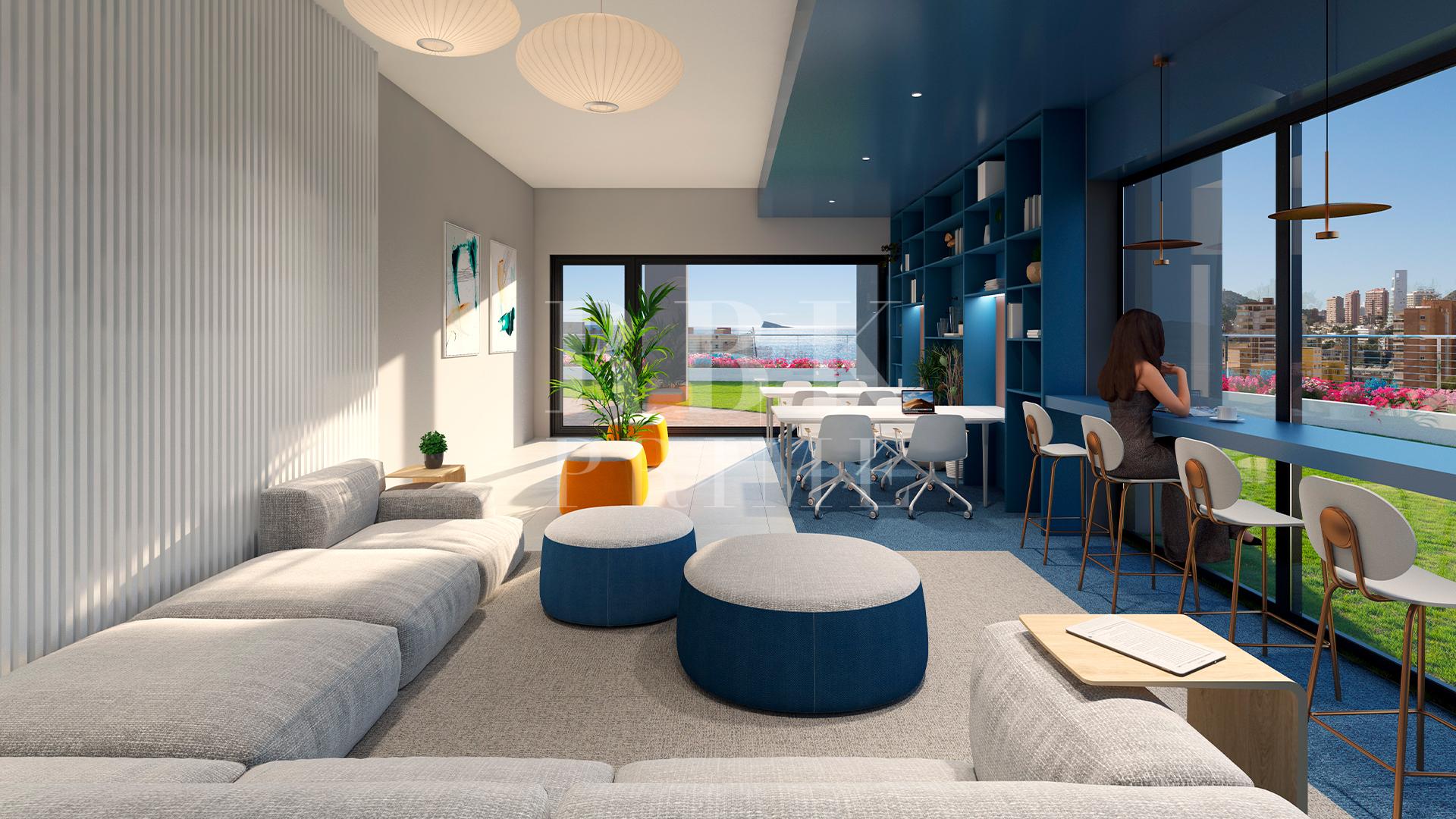 New build development with sea views in Benidorm, Alicante