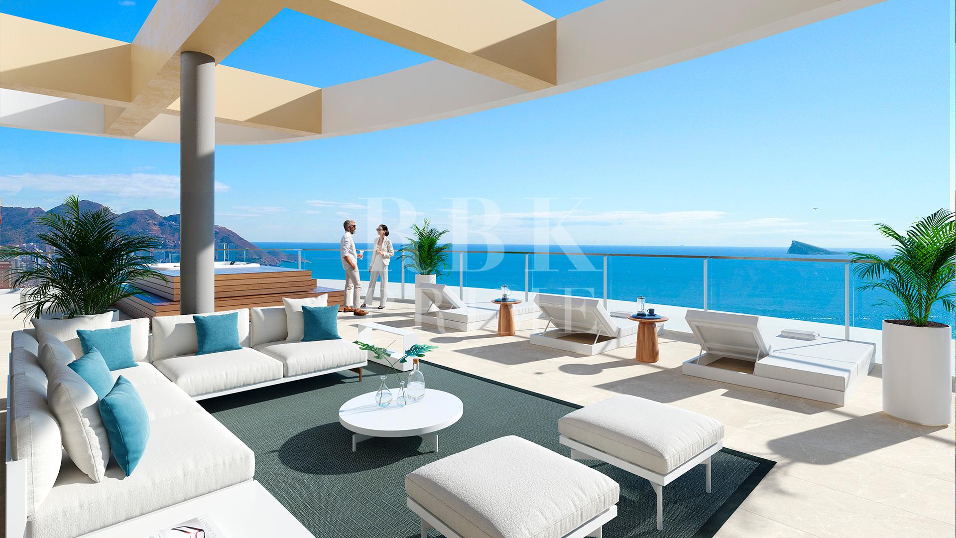 New build development with sea views in Benidorm, Alicante