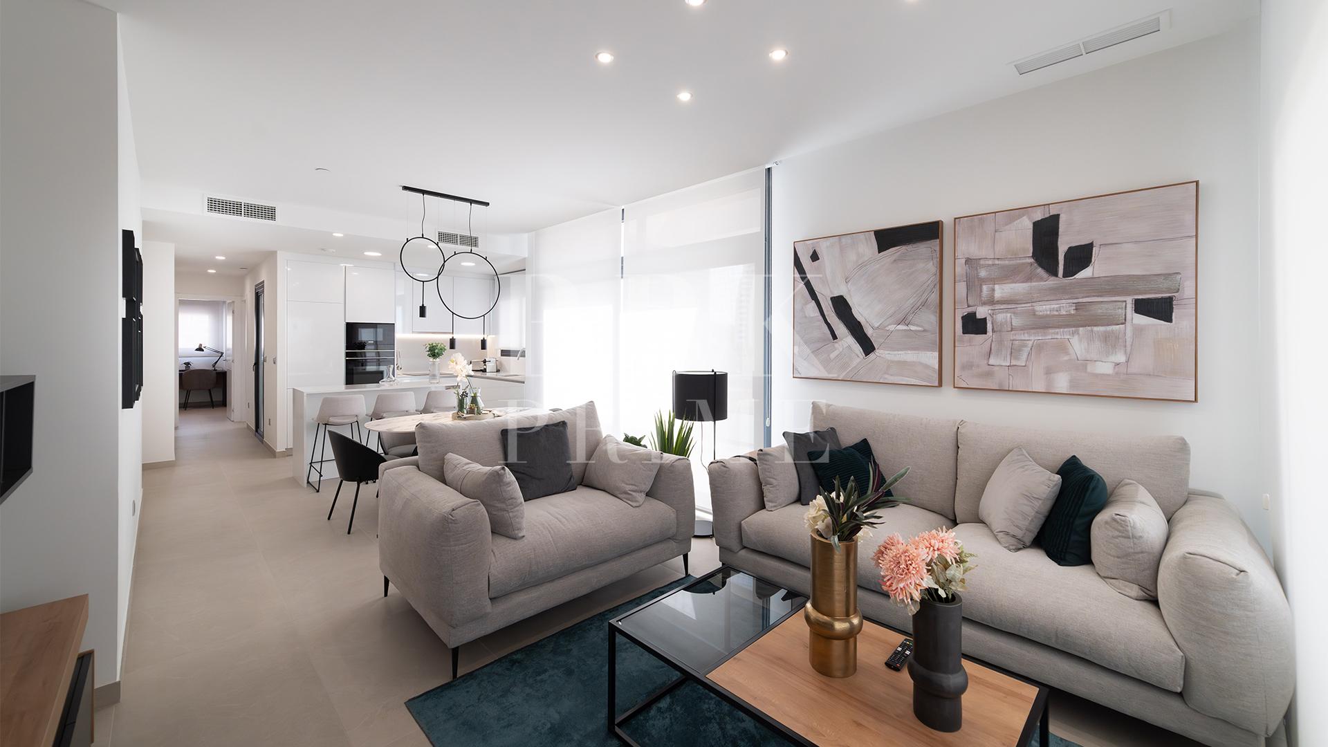 New build development with sea views in Benidorm, Alicante