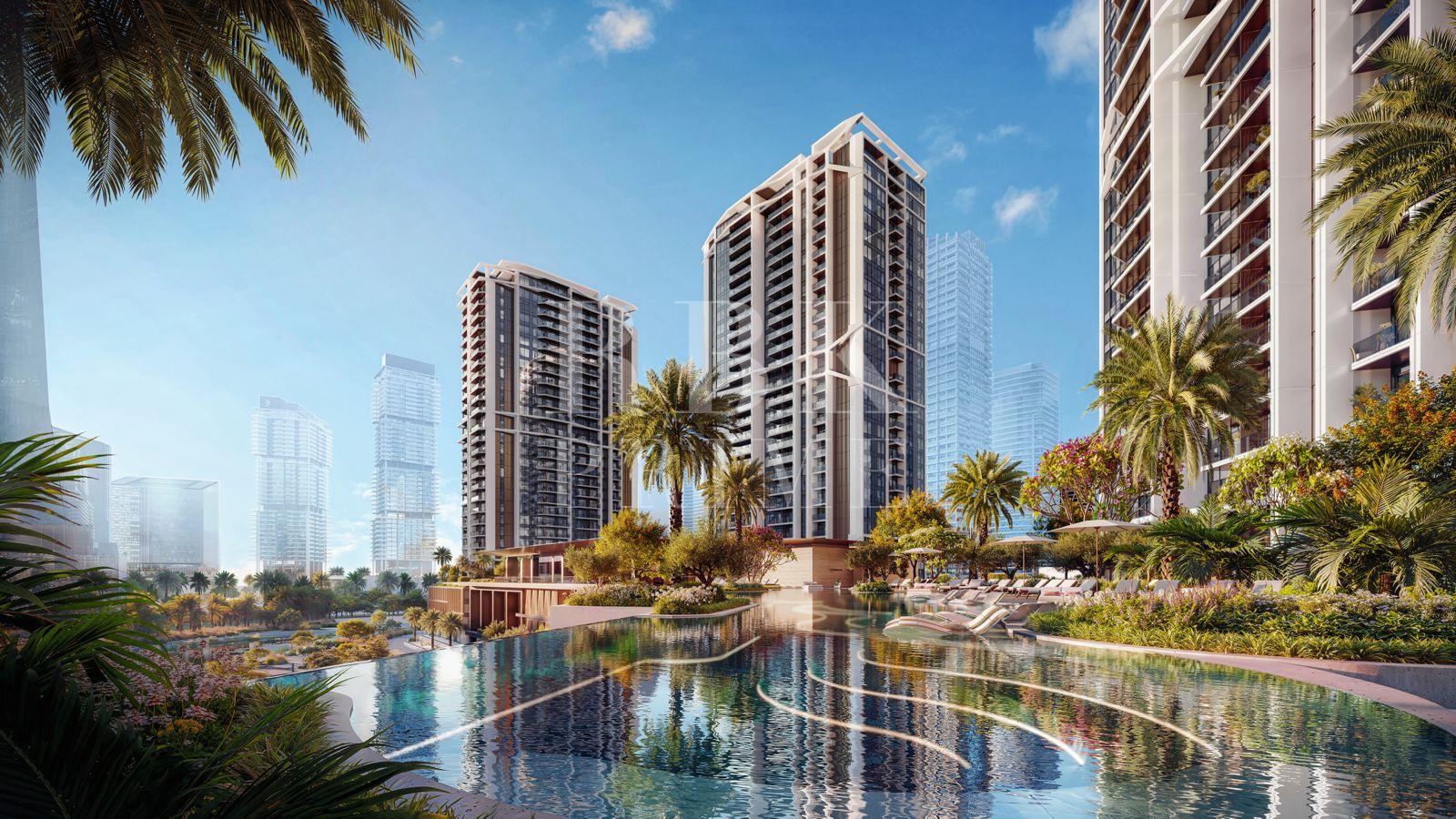 位于迪拜朱美拉群岛（Jumeirah Islands）的在售新建房产促销