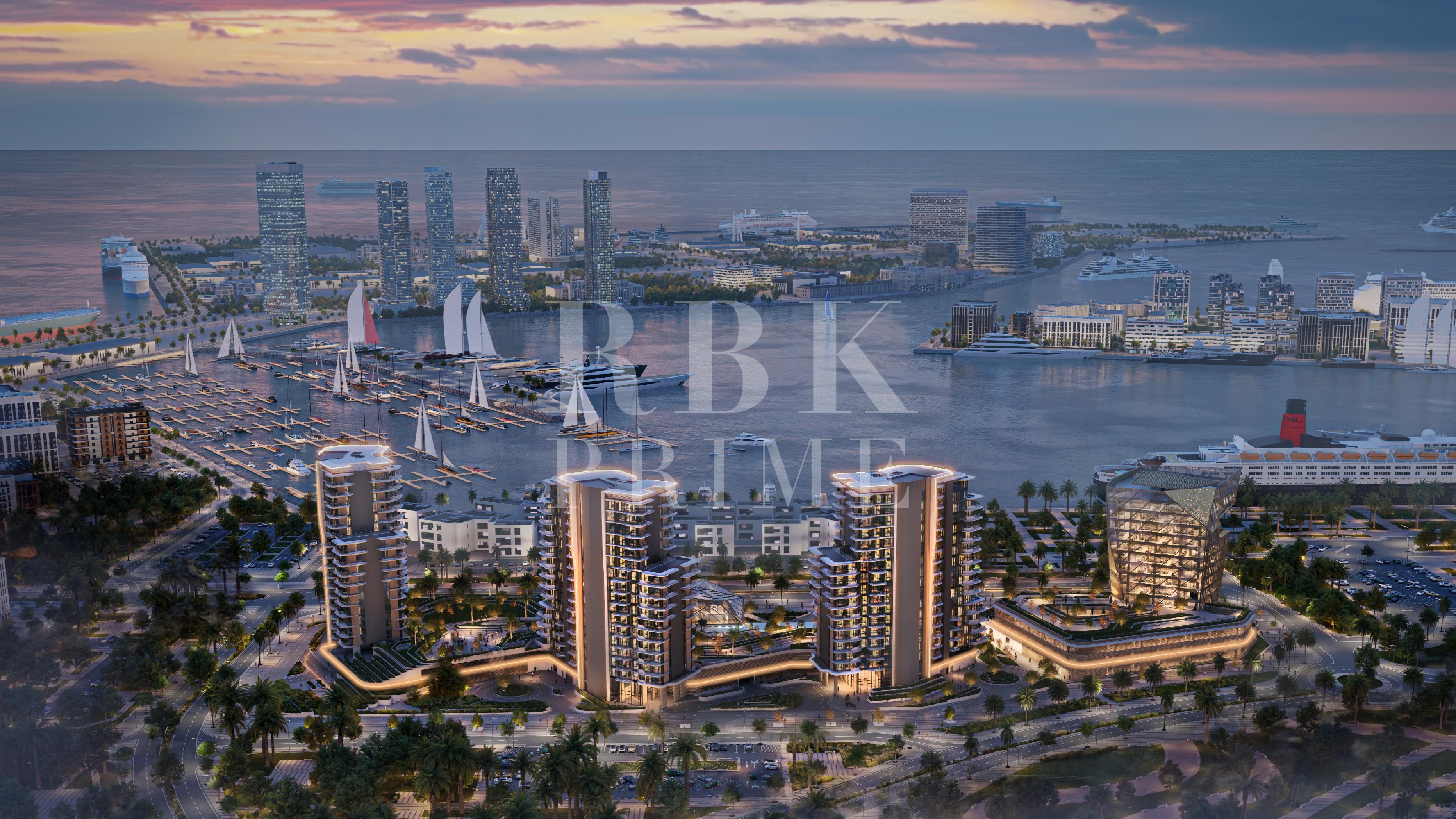 Neubauprojekt zum Verkauf direkt am Meer in Mina Rashid Dubai