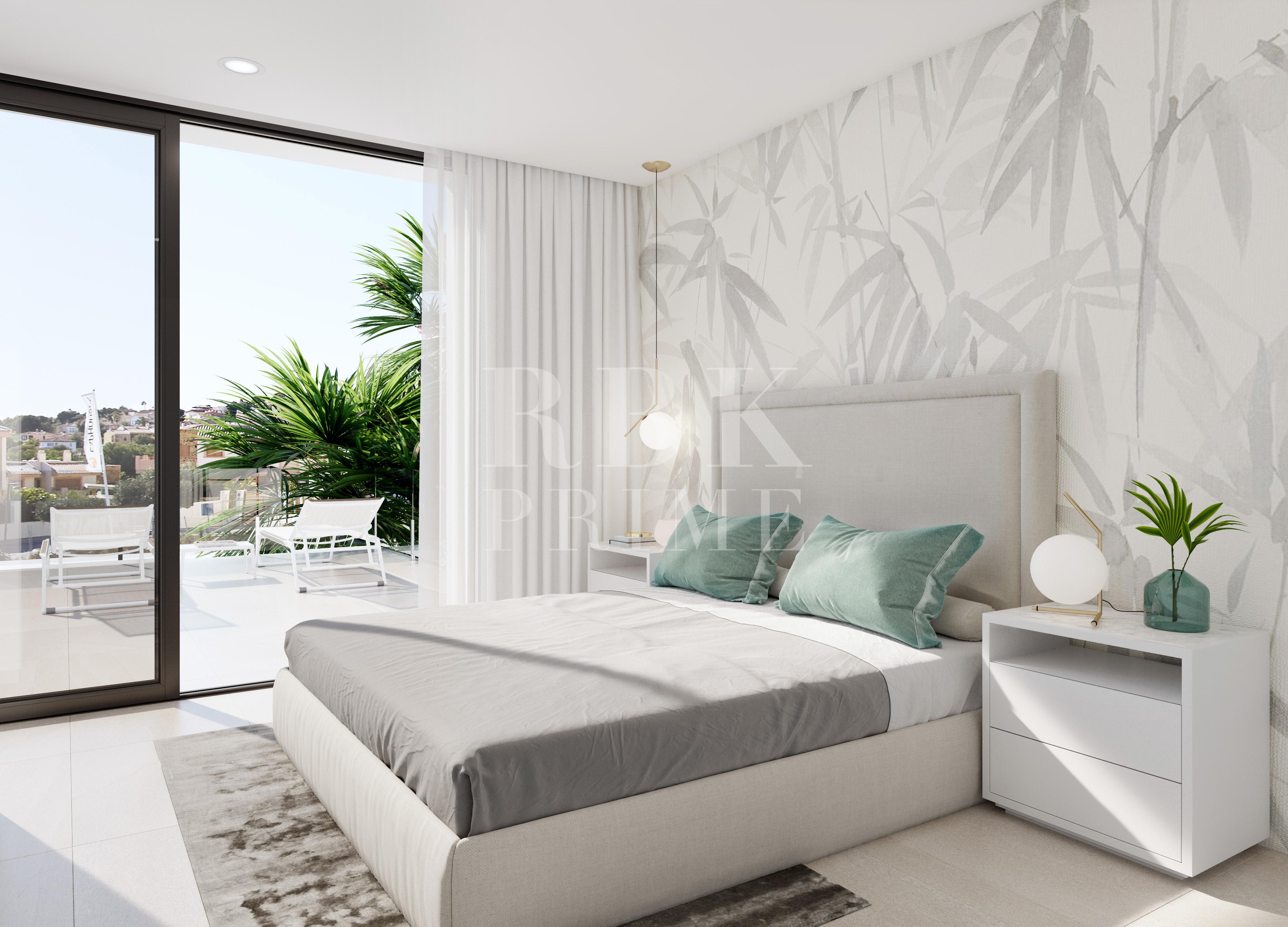 New construction promotion of semi-detached villas for sale in Finestrat