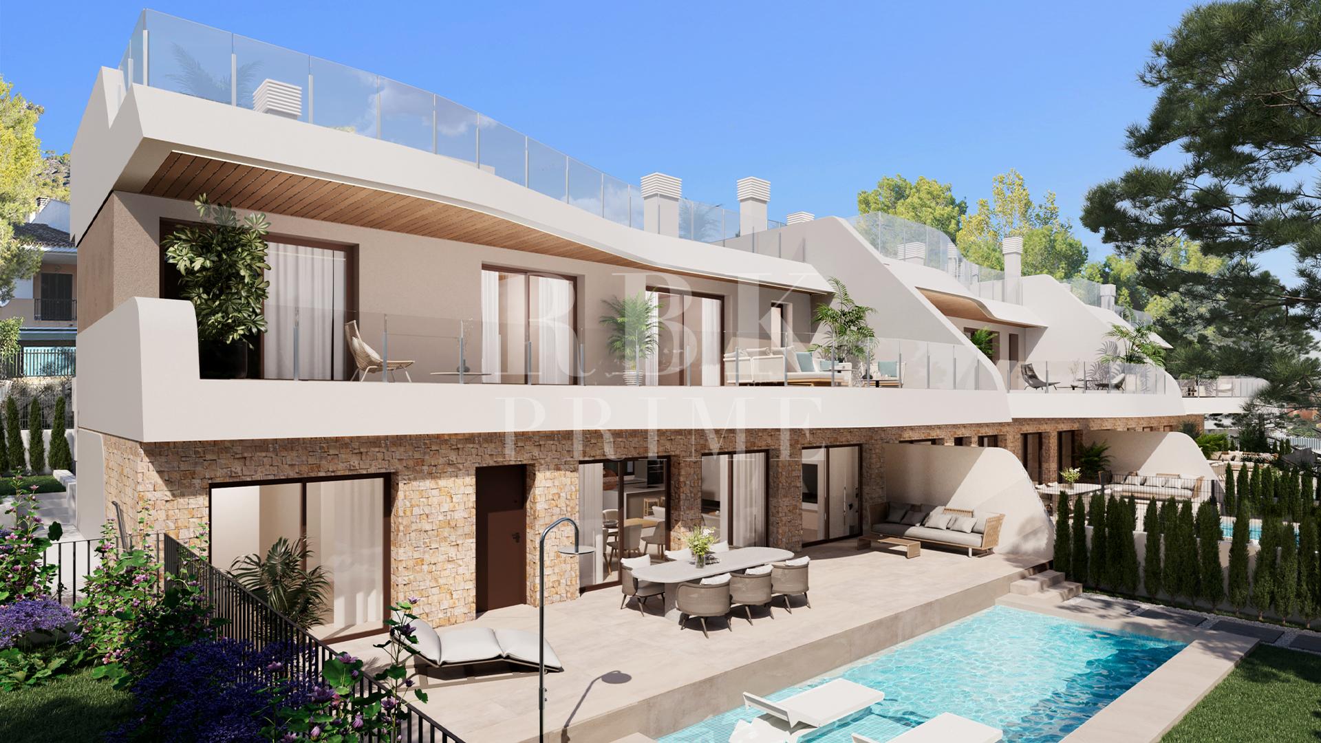 Neubauprojekt Luxusvillen in Peguera Mallorca