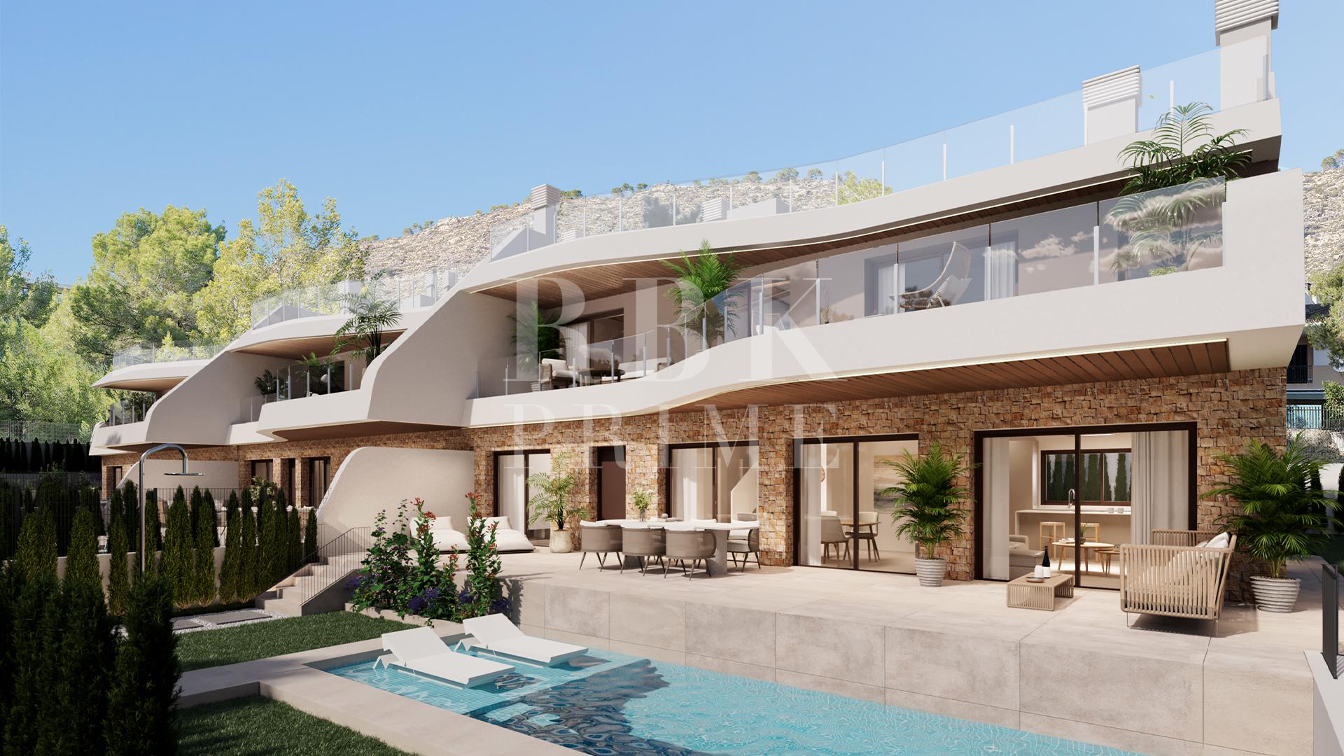 Neubauprojekt Luxusvillen in Peguera Mallorca