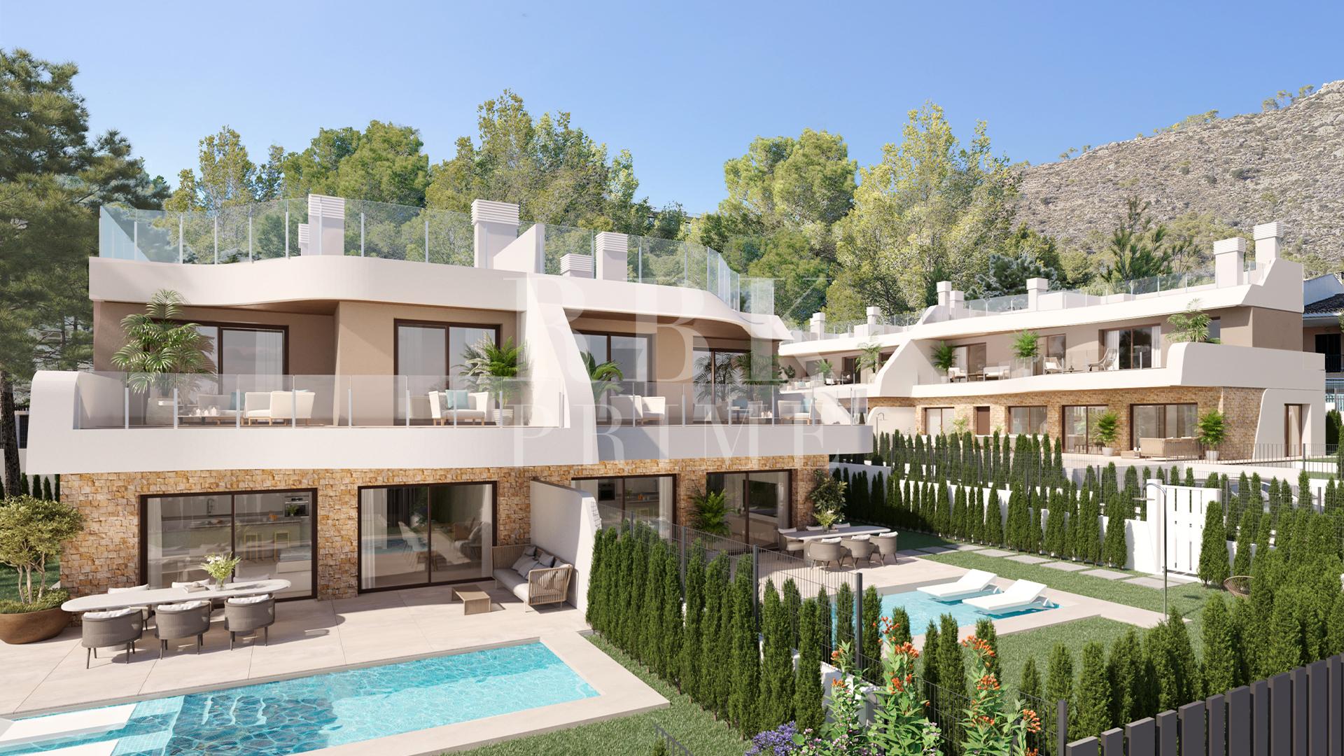 Neubauprojekt Luxusvillen in Peguera Mallorca