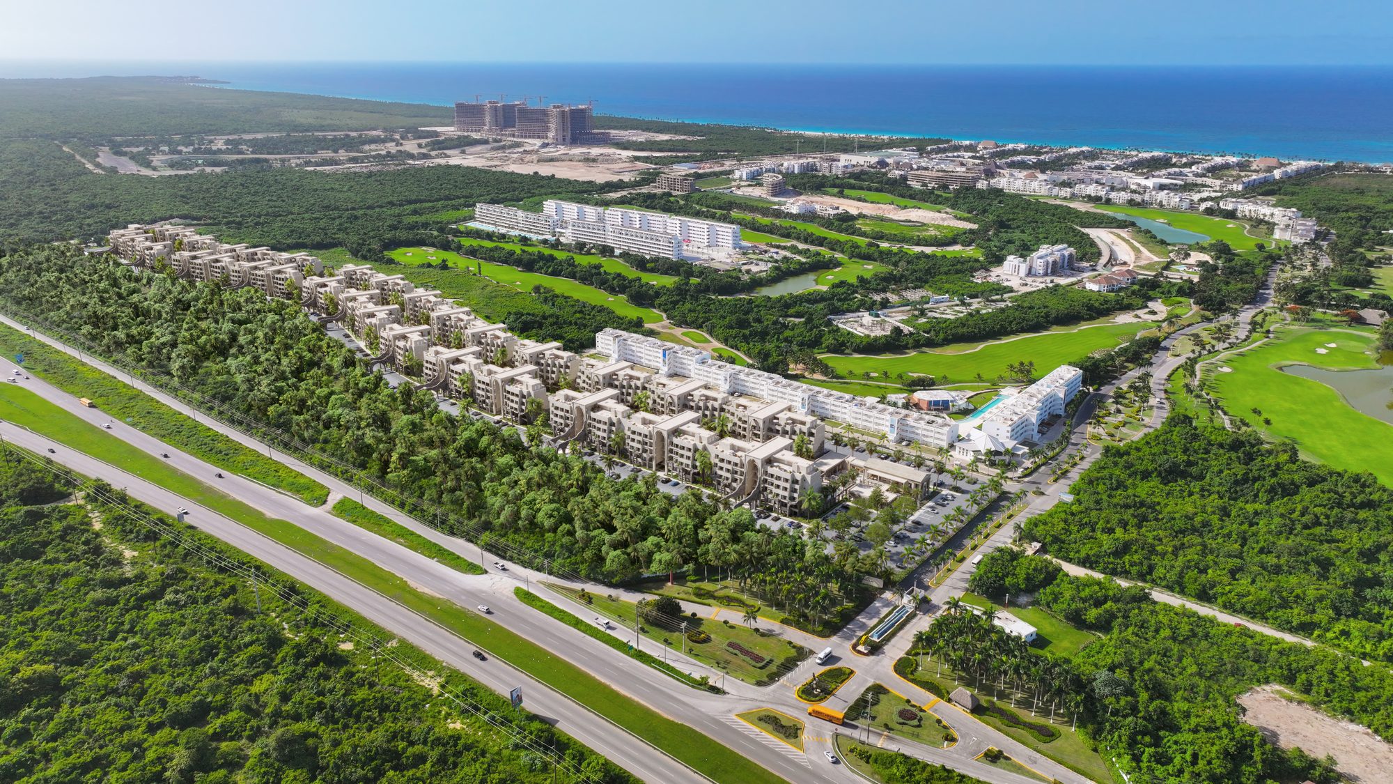 Vista aérea de Poseidonia Residences